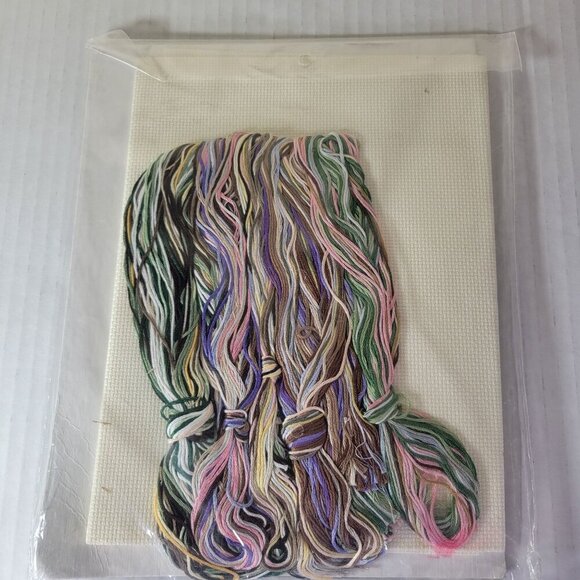 Vintage Janlynn Counted Cross Stitch "For Thine Is The Kingdom" Kit 1991 - Picture 3 of 3